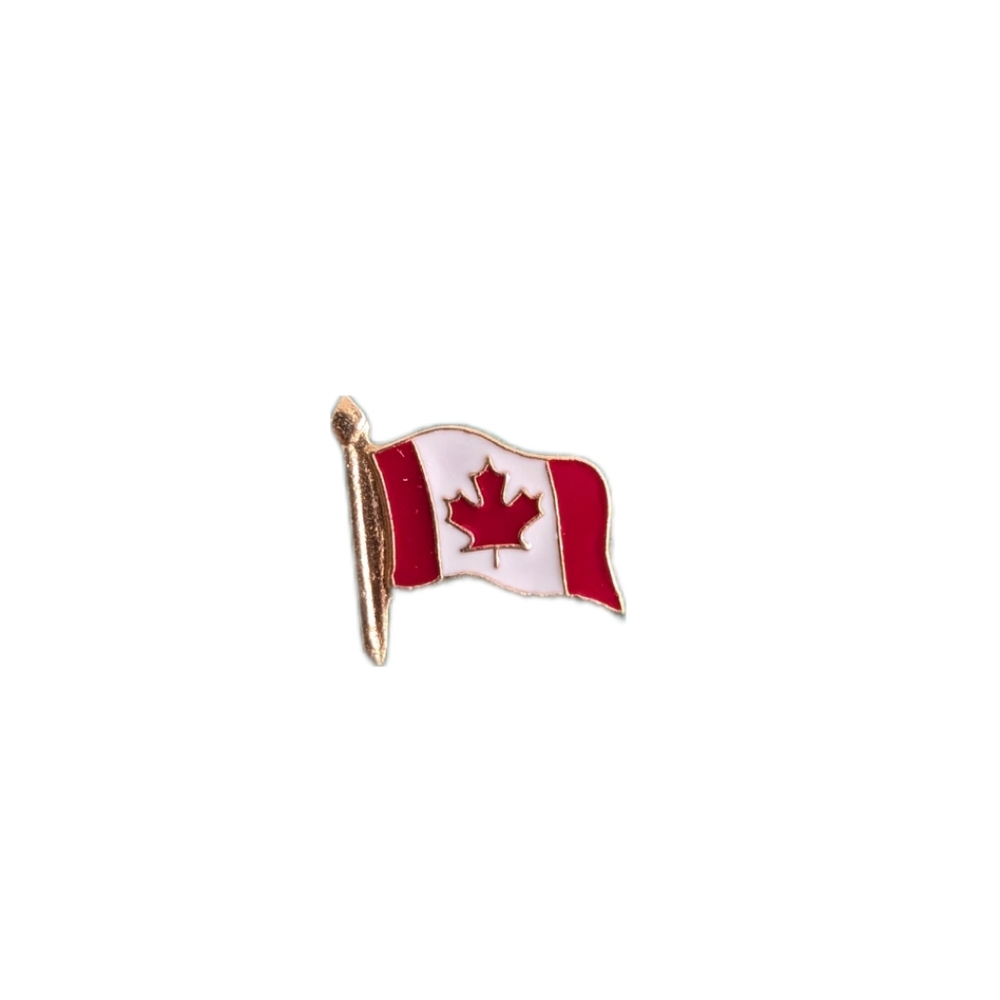 (3 for $20) Canadian Maple Leaf Flag Lapel Pin